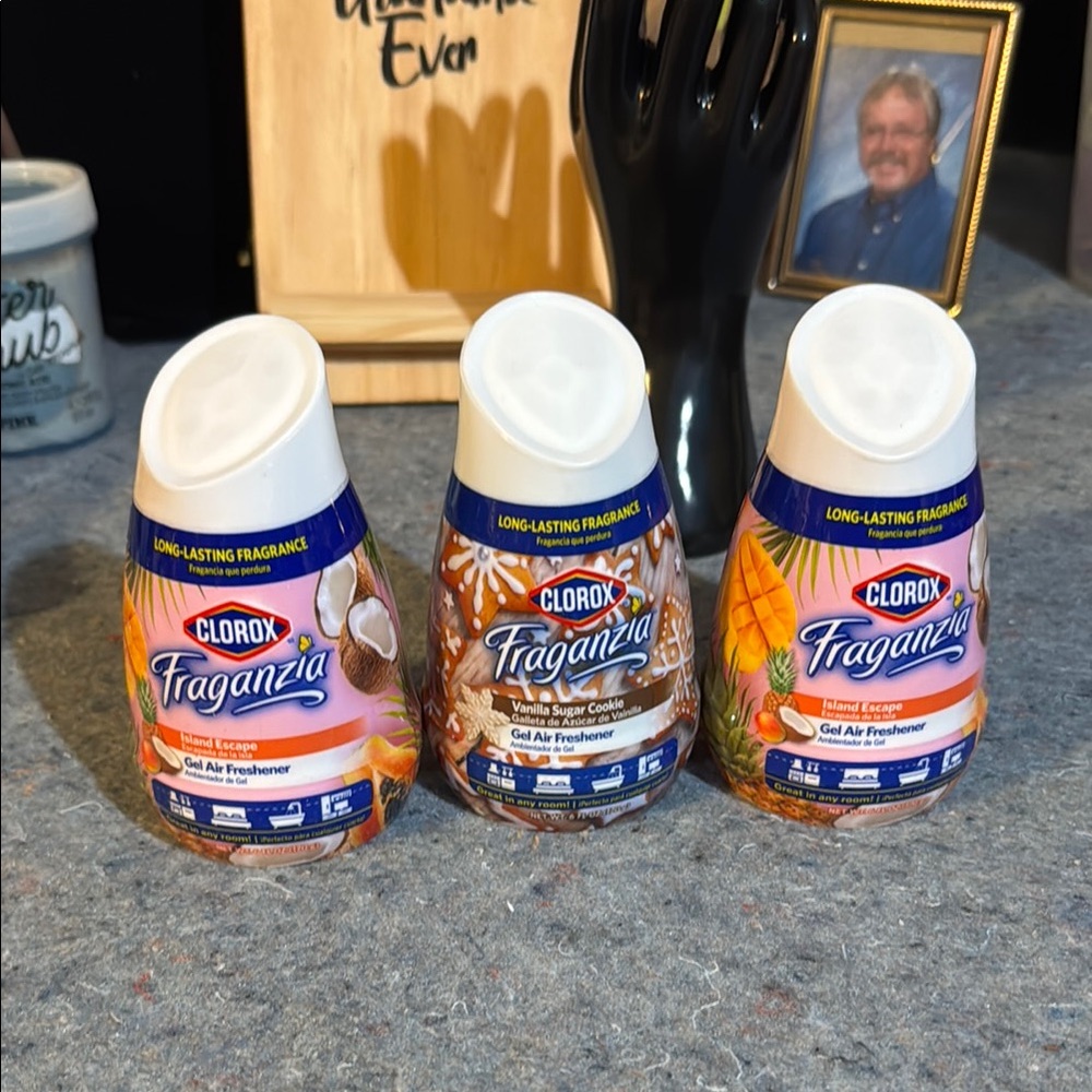 Clorox Fraganzia Gel Air Freshener Trio